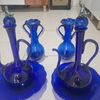 گلاب پاچ و گلدان شیشه ای