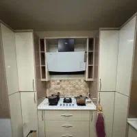 کابینت و دکور ام دی اف به همراه هود و سینک|جاکفشی، کمد، دراور|تهران, ستارخان|دیوار