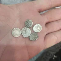 معاوضه سکه نقره شکسته  انتیک ورشو روسی