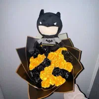 ست دسته گل های پولیشی و فانتزی در قالب هدیه