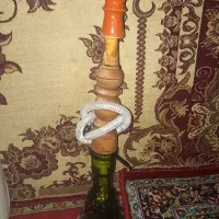 قلیان متوسط چوبی