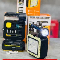 چراغ و پاور خورشیدیوجعبه ابزار(کیت بحران)