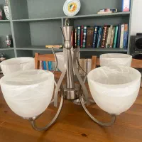 لوستر فلزی ۱۳ شاخه