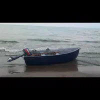 یک دستگاه قایق موتوری|قایق و سایر وسایل نقلیه|شیرود, |دیوار