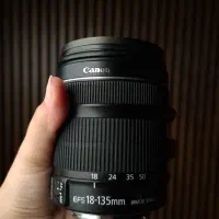 لنز Canon 18 135mm STM کم استفاده، استودیو|دوربین عکاسی و فیلم‌برداری|تهران, نازی‌آباد|دیوار