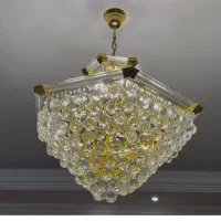 ۲ عدد لوستر کریستالی