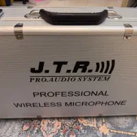 میکروفن بیسیم JTR اصل ۲ کانال - هدمیک و یقه ای UHF|سیستم صوتی خانگی|تهران, شهرک آزادی|دیوار