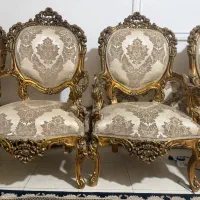 مبل سلطنتی و میز نهار خوری
