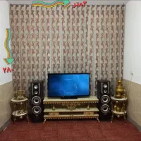 پرده پذیرایی سالم   عرض  پرده ۳متر و ارتفاع ۲/۸۰|پرده، رانر، رومیزی|قم, علی آباد سعدگان|دیوار