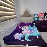 سرویس تخت نو جوان همراه بوفه و کمدو میز تحریر|تخت و صندلی بچه|همدان, |دیوار