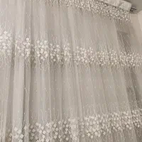 پرده تور خامه دوزی