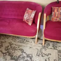 مبلمان هشت نفره ومیز ناهار خوری هشت نفره