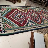 گلیم لری دست بافت رنگ گیاهی ۱۵۵در۳۱۰ سانتیمتر