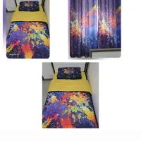 پرده کتان|پرده، رانر، رومیزی|رشت, بازار|دیوار