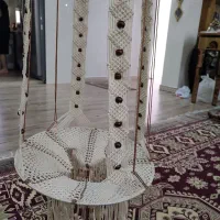 جا گلدانی مکرومه