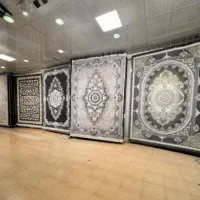 فرش کاخ سلطنتی طوسی سورمه ایی ۱۲۰۰سال