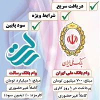 امتیاز وام رسالت وملی