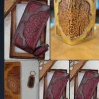 کیف پول چرم دستدوز