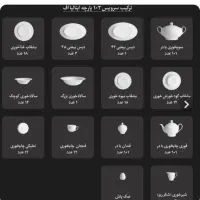 سرویس چینی زرین ۱۲ نفره|ظروف سرو و پذیرایی|سبزوار, کوی بهار|دیوار