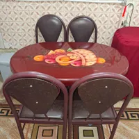 میزنهارخوری ۴نفره|میز و صندلی غذاخوری|فسا, |دیوار