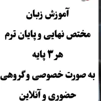 تدریس زبان ( دوره متوسطه اول و دوم )