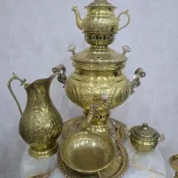 سماور ذغالی برنجی|سماور، چای‌ساز، قهوه‌ساز|نسیم‌شهر, |دیوار