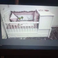 تخت نوزاد نوجوان|تخت و سرویس خواب|ساوه, |دیوار
