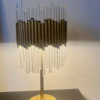 یک عدد لوستر و ۲عدد آباژور رومیزی