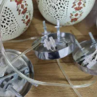 لوستر سه شعله طرح جدید|لوستر و چراغ آویز|کاشان, قطب راوندی|دیوار