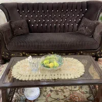 مبل ۹ نفره سالم در حد|مبلمان خانگی و میز عسلی|خوانسار, |دیوار