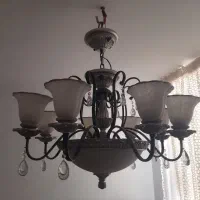 لوستر مدرن و شیک ۸ شعله|لوستر و چراغ آویز|اهواز, نادری|دیوار