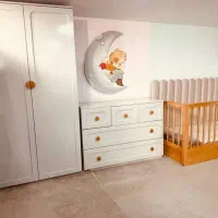 سیسمونی  ست کامل تخت و کمد دراور & کودک نوجوان|تخت و صندلی بچه|خمینی‌شهر, |دیوار