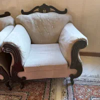 مبل هفت نفره شیک پایه چوب|مبلمان خانگی و میز عسلی|شیراز, کلاهدوز|دیوار