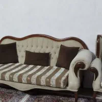 مبلمان ۷ نفره نیمه استیل