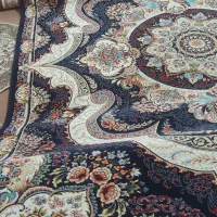فرش تاپریس جفت ۹ متری سرمه ای|فرش|تبریز, |دیوار