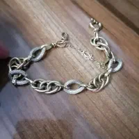 دستبند طلاوزن 17.560 گرم فاکتور داره|جواهرات|تبریز, |دیوار