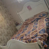 تخت خواب دونفره دوتا پاتختی دوشک دونفره