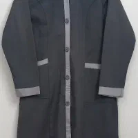 مانتو شلوار مدرسه طوسی دخترانه