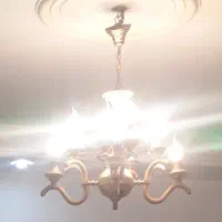 لوستر 4 شاخه|لوستر و چراغ آویز|شیراز, شهرک پرواز|دیوار