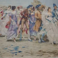 تابلو فرش دستباف عروس ونیز|تابلو فرش|کازرون, |دیوار