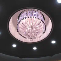 لوستر تمام کریستال کنترل دار