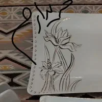 چینی توس مدل رزیتا گل برجسته