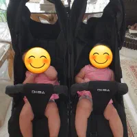 کالسکه دوقلو تاشو