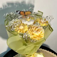 دسته گل شمع