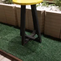 صندلی چهار پایه چوب روس رنگ شده