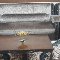 فروش مبلمان راحتی ۷نفره به همراه جلو مبلی|مبلمان خانگی و میز عسلی|ابهر, |دیوار