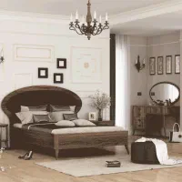 سرویس خواب دنیز ساحل چوب، MDF، بسیار تمیز و سالم