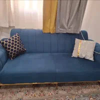 مبل مدرن۸نفره با کاور و میز عسلی