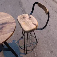 میز صندلی ناهار خوری دو نفره جلو مبلی چوبی روستیک|میز و صندلی غذاخوری|تهران, نارمک جنوبی|دیوار