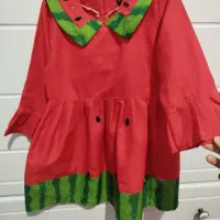 پیراهن دخترانه یلدایی و کراپ